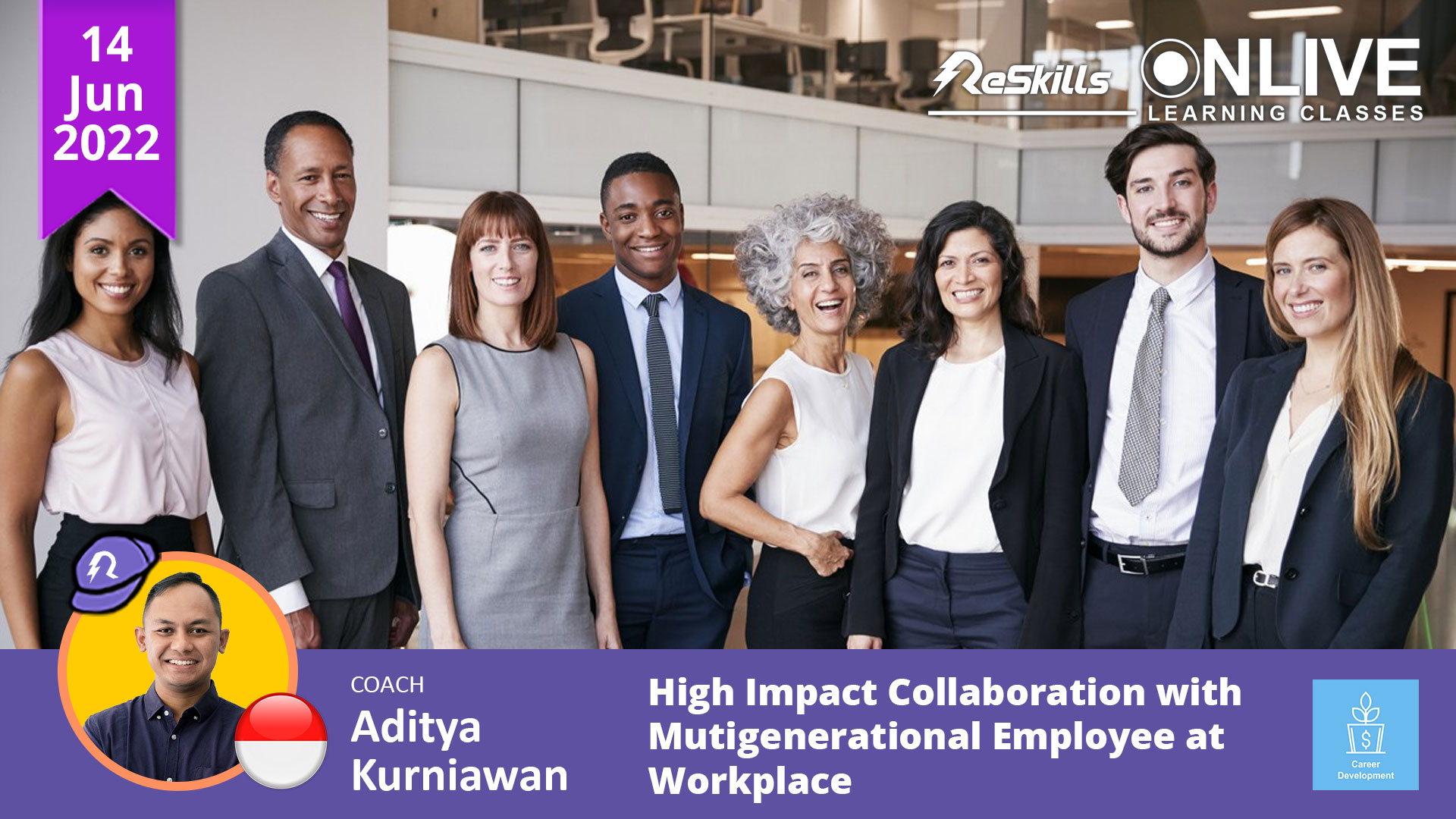 High Impact Collaboration With Mutigenerational Employee At Workplace