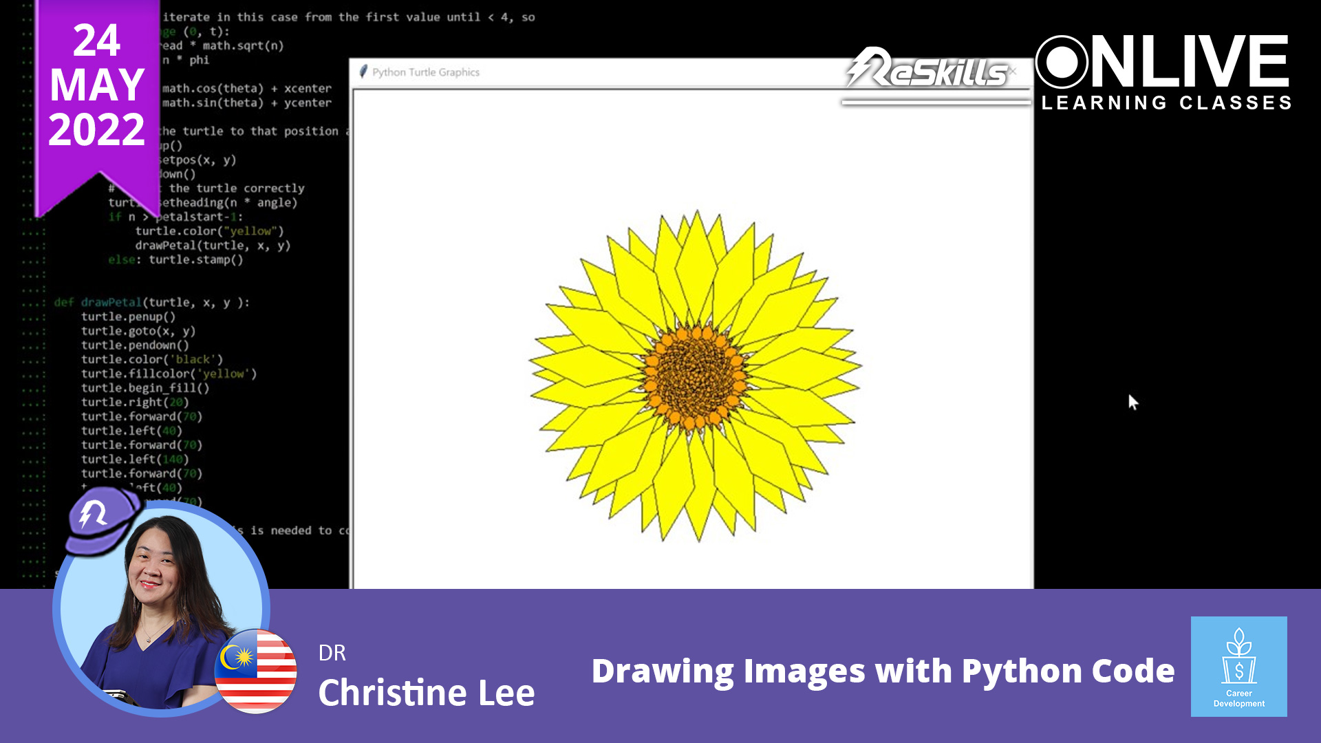 Python Drawing flower | Ali's Photography Space...