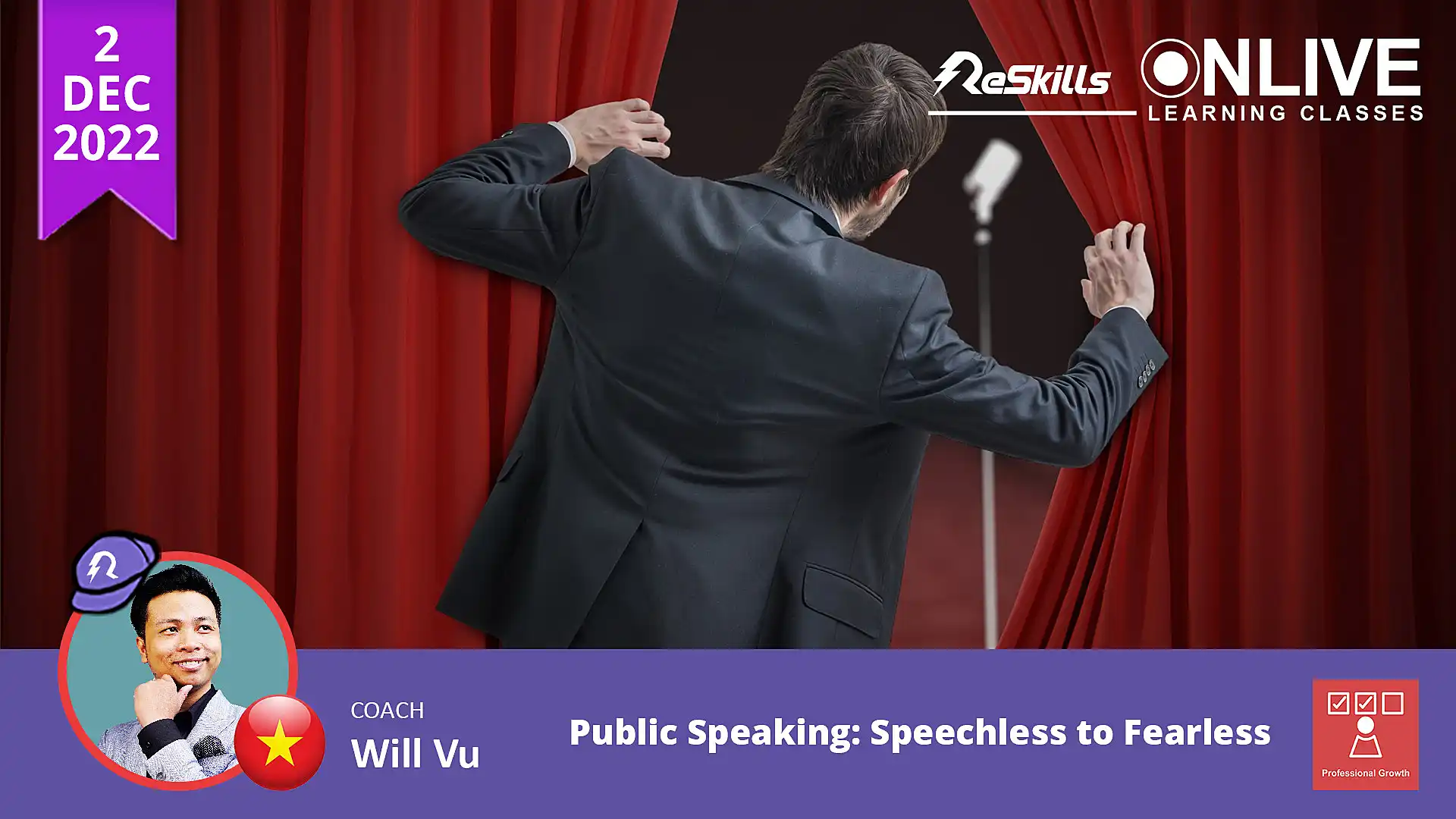 Public Speaking: Speechless to Fearless - ReSkills