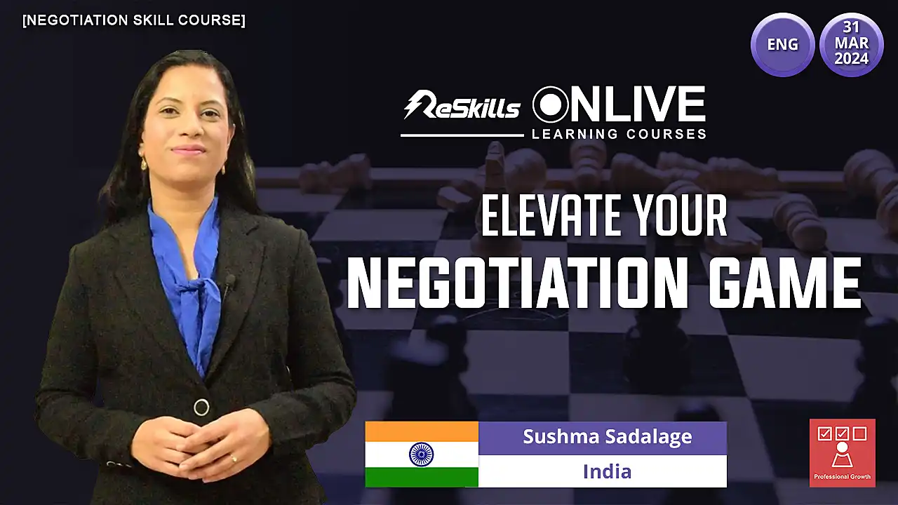 [Negotiation Skill Course] Elevate Your Negotiation Game - ReSkills