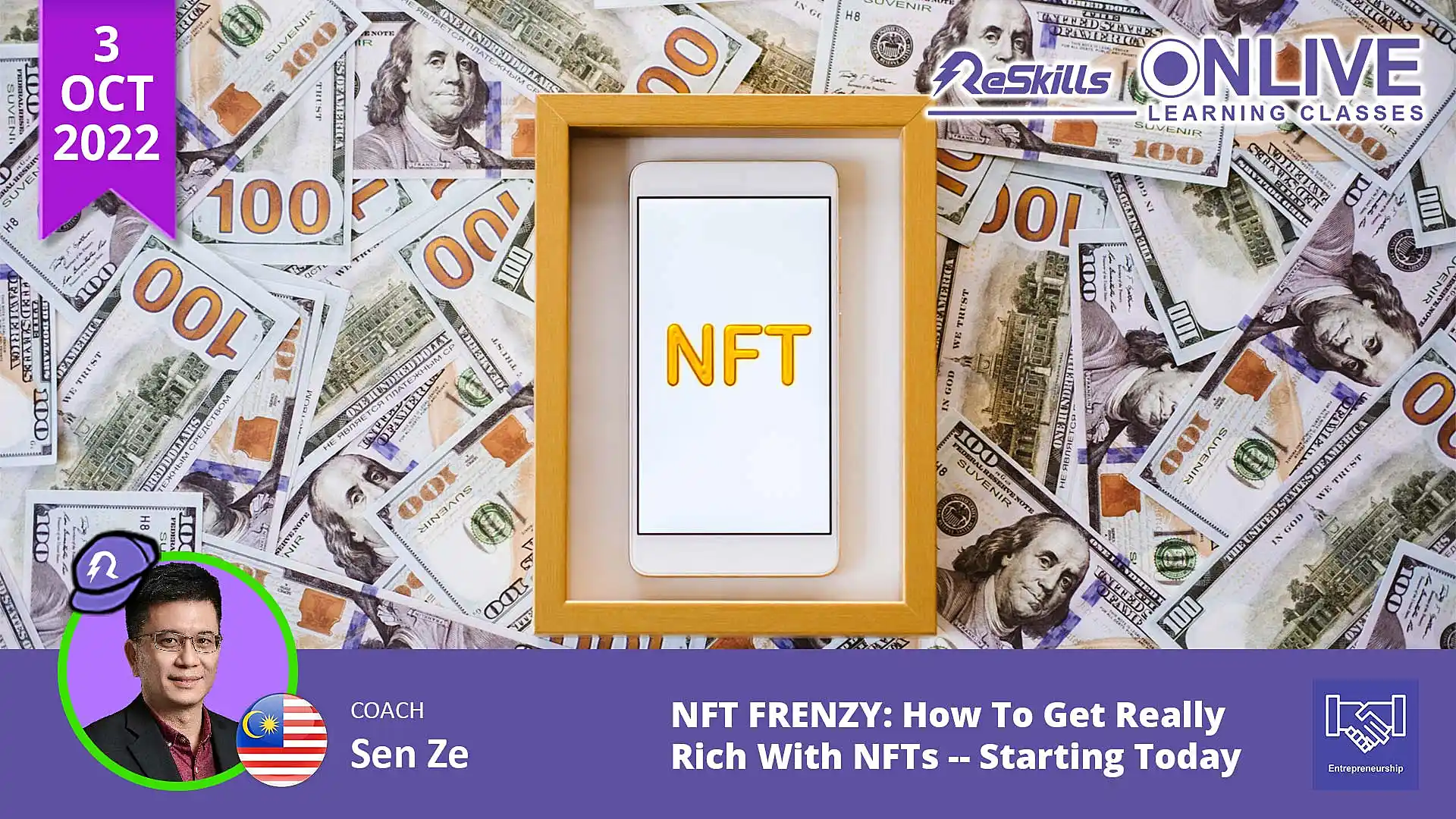 NFT FRENZY: How To Get Really Rich With NFTs -- Starting Today - ReSkills
