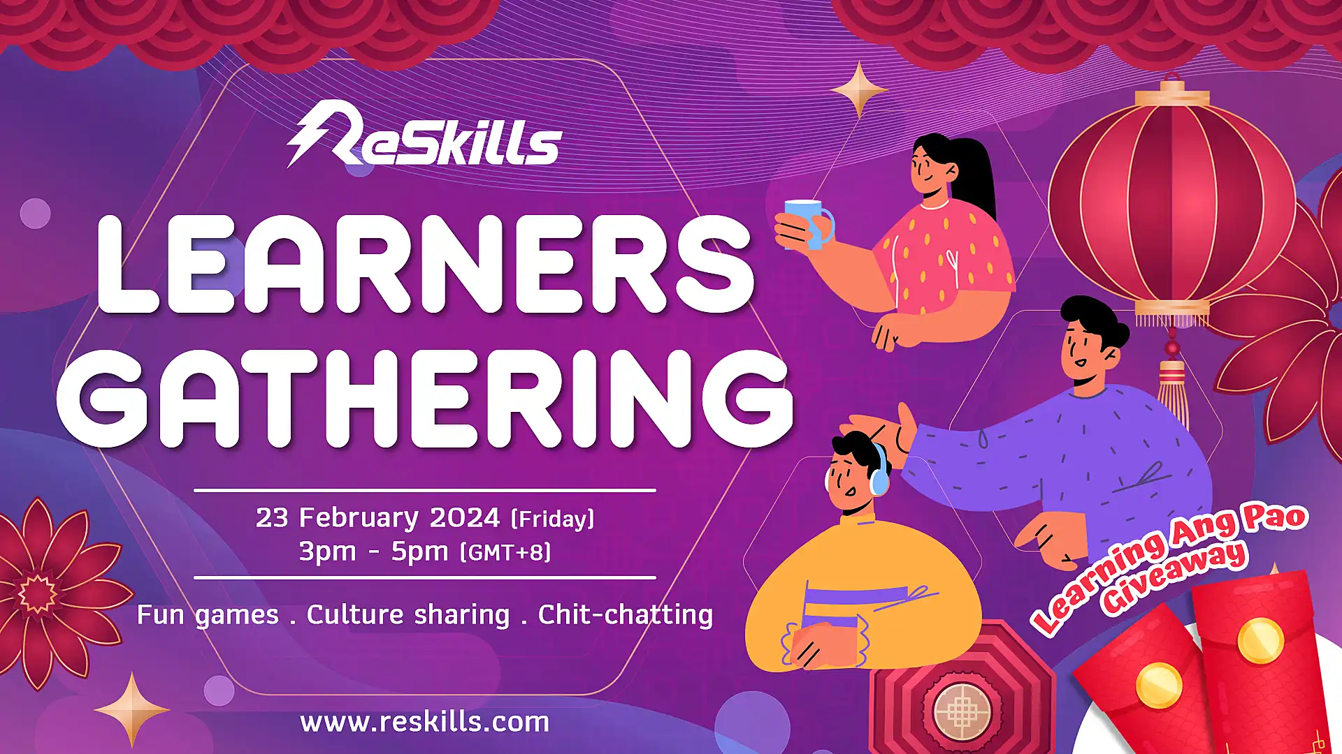 ReSkills Learners Gathering Fun Games & Culture Sharing