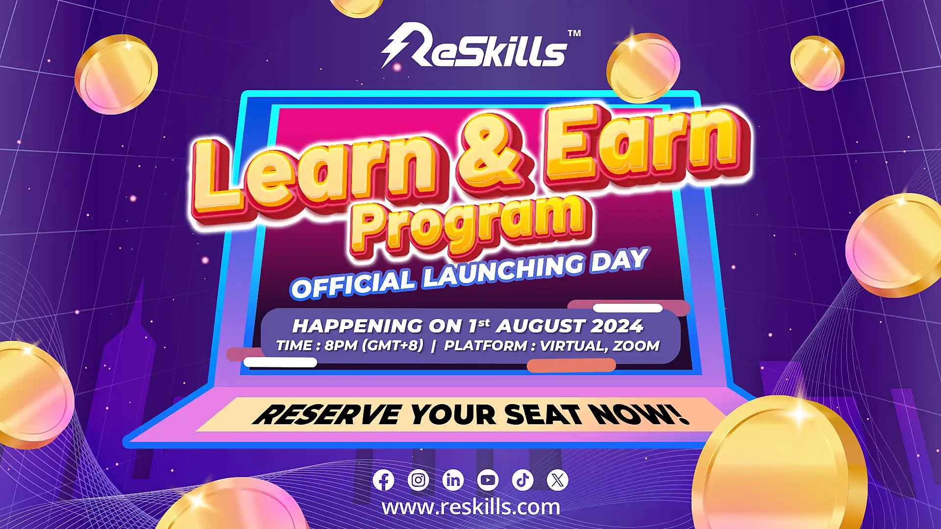 Learn & Earn Program Official Launching Day - ReSkills